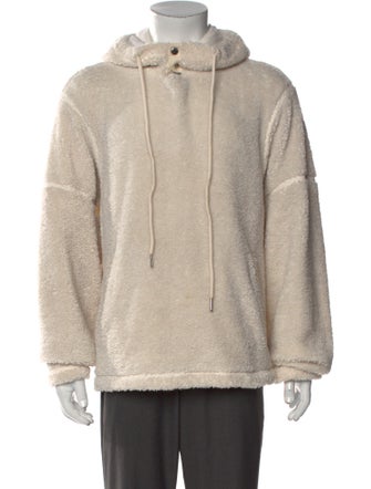 Helmut Lang V-Neck Long Sleeve Hoodie