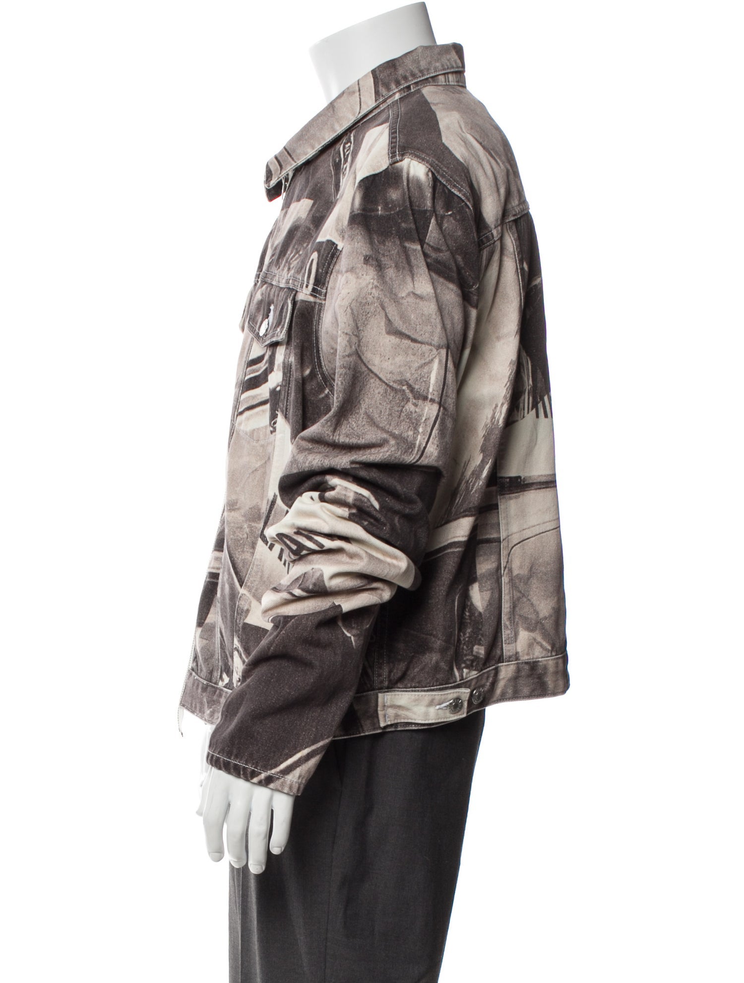 Helmut Lang Printed Moto Jacket w/ Tags