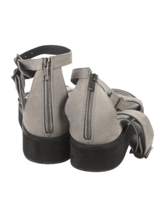 Helmut Lang Suede Espadrilles