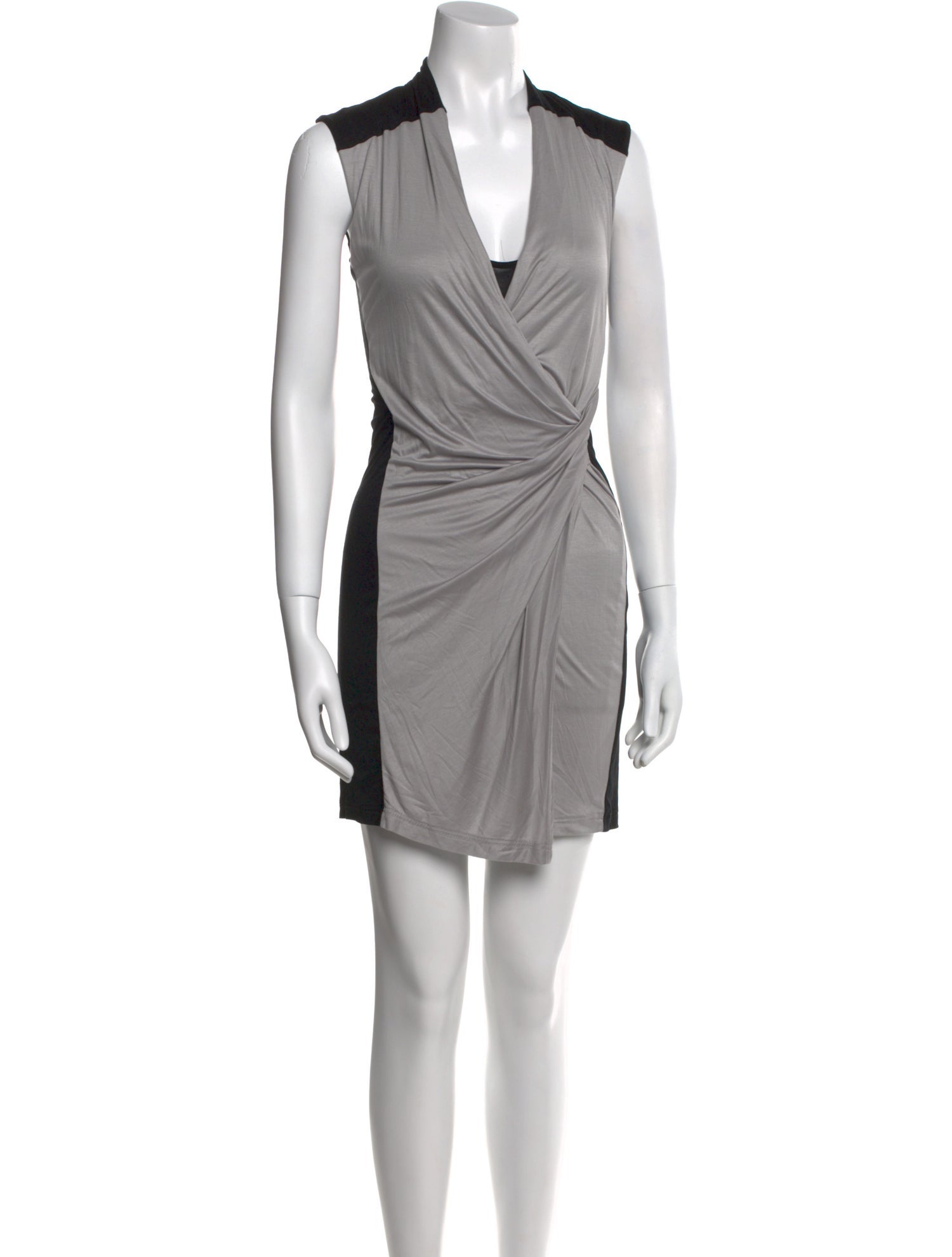 Helmut Lang V-Neck Mini Dress
