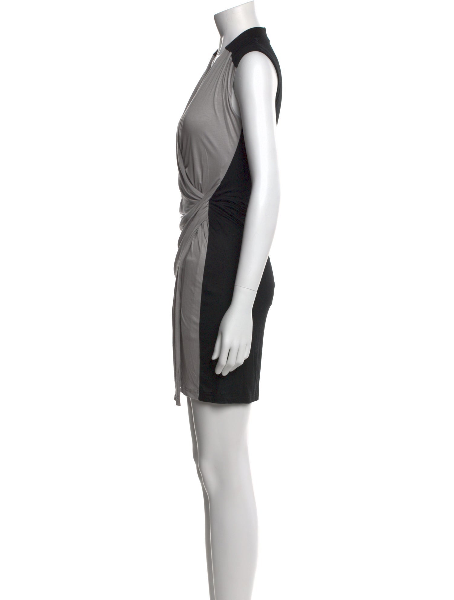 Helmut Lang V-Neck Mini Dress