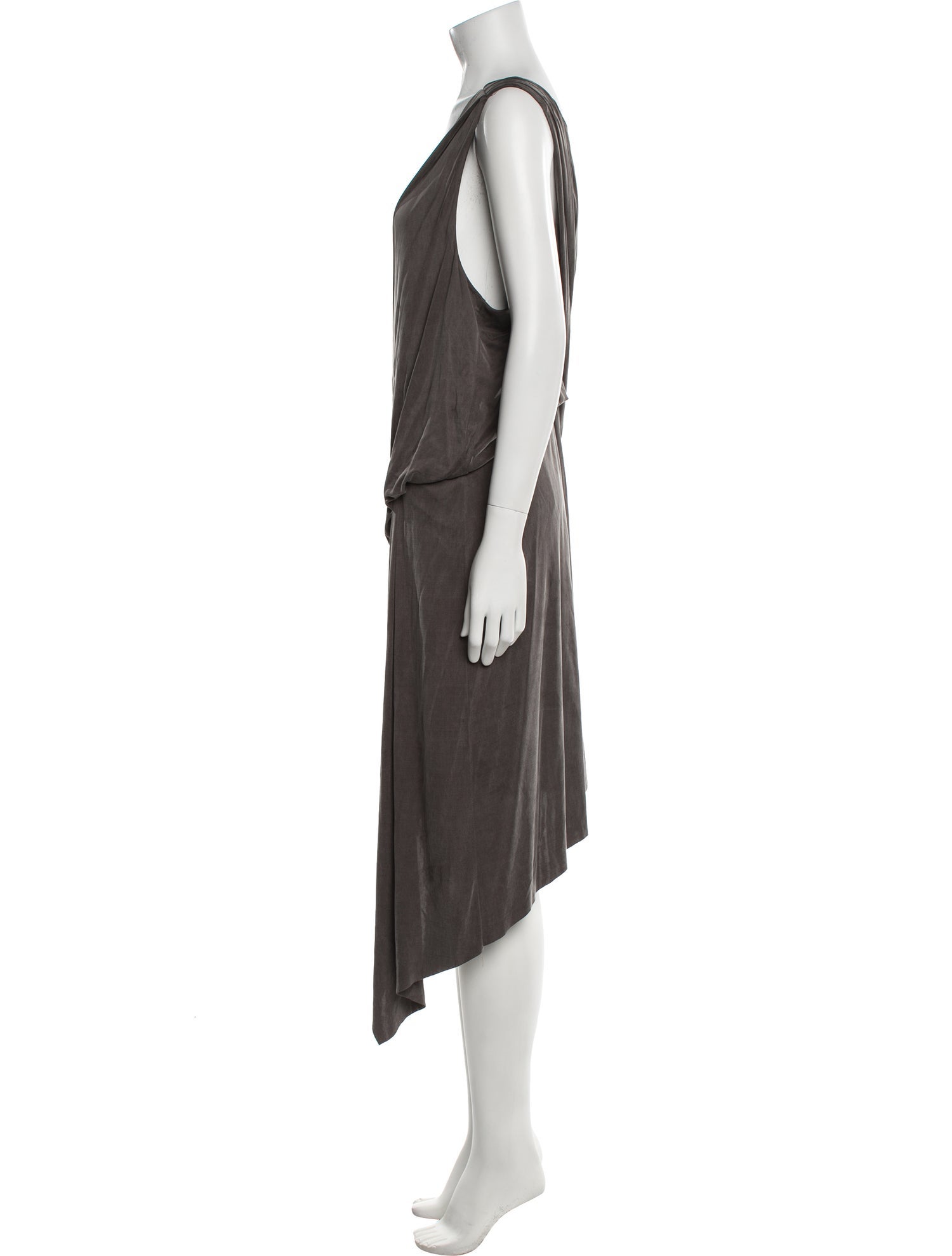 Helmut Lang Cowl Neck Long Dress