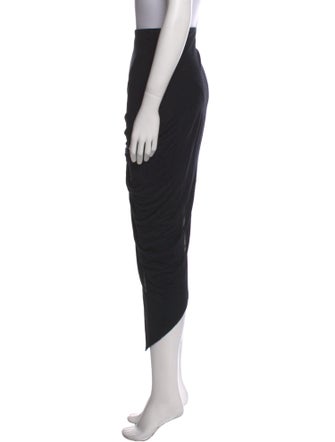 Helmut Lang Ruffle Embellishment Midi Length Skirt