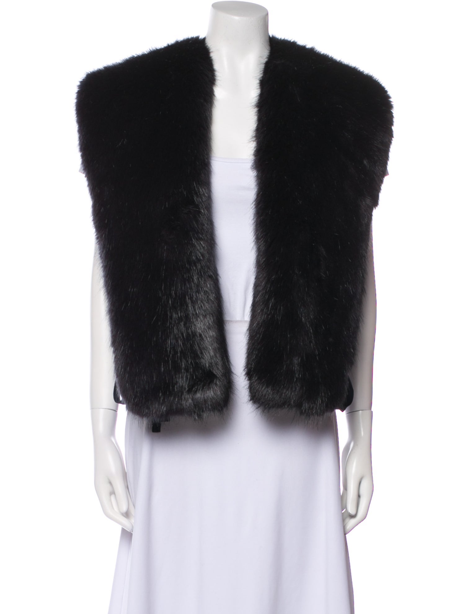 Helmut Lang Faux Fur Vest