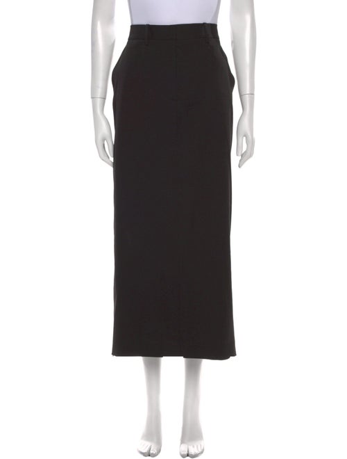 Helmut Lang Virgin Wool Midi Length Skirt