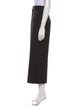 Helmut Lang Virgin Wool Midi Length Skirt