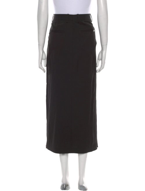 Helmut Lang Virgin Wool Midi Length Skirt