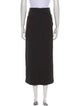 Helmut Lang Virgin Wool Midi Length Skirt