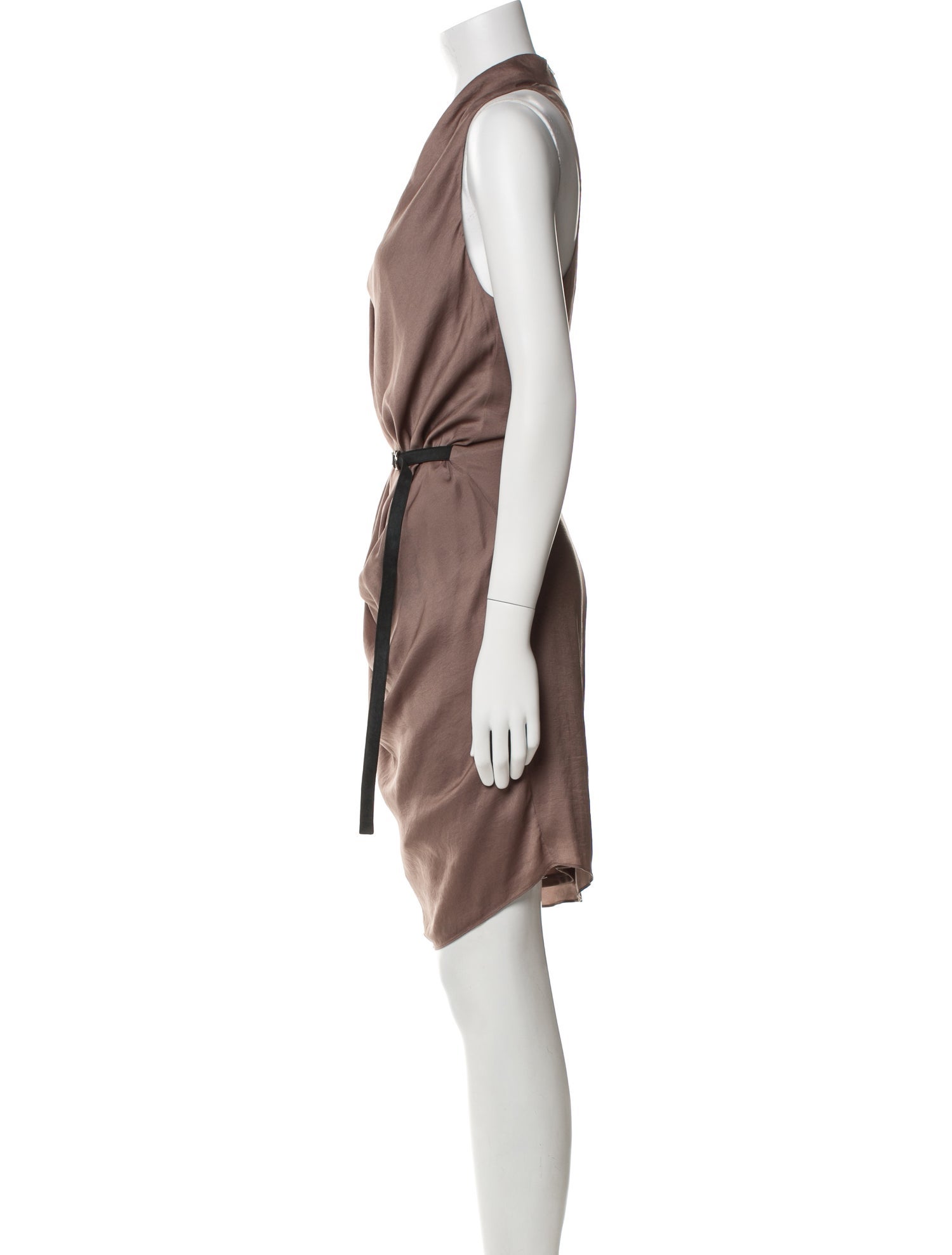 Helmut Lang Cowl Neck Knee-Length Dress
