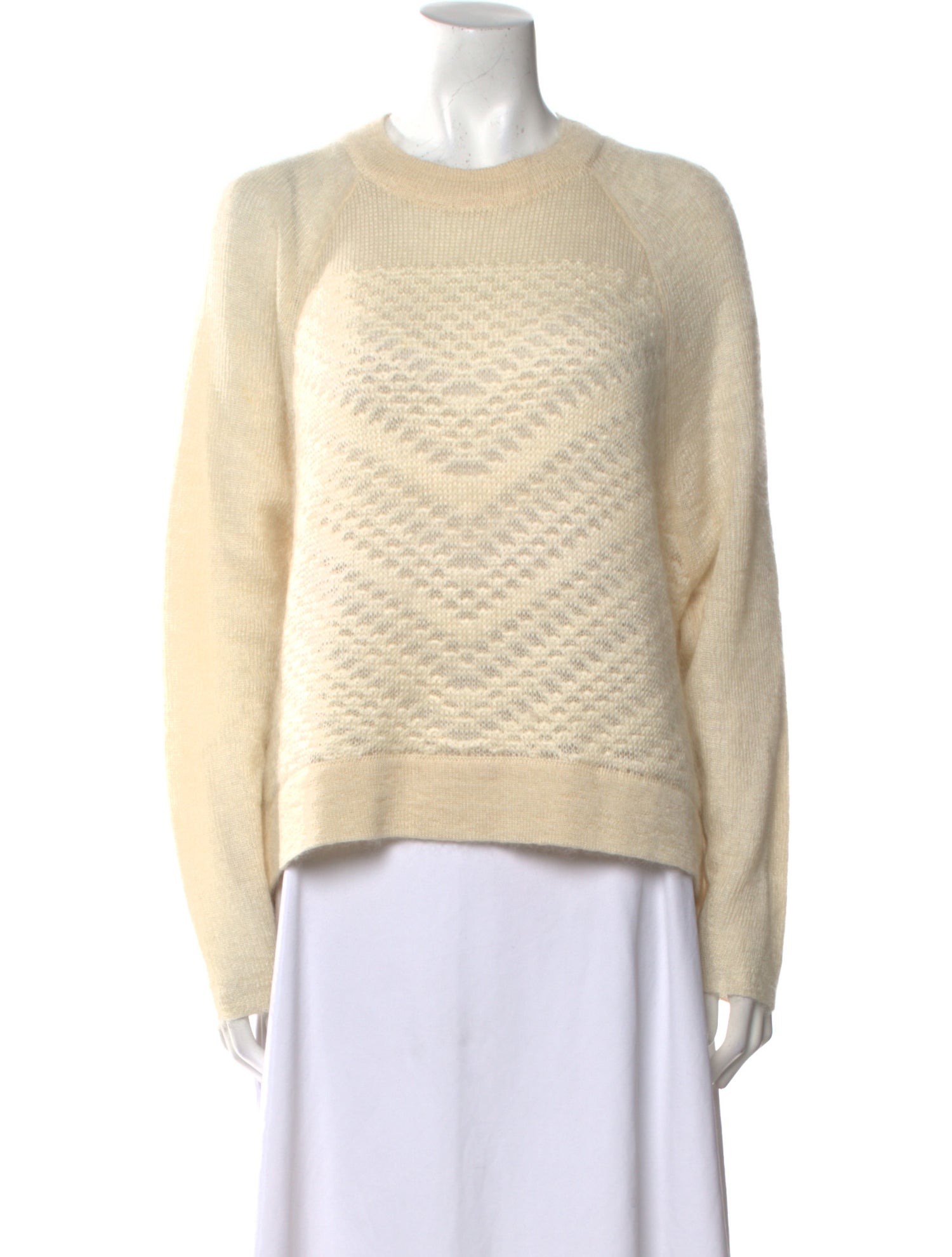 Helmut Lang Mohair Crew Neck Sweater