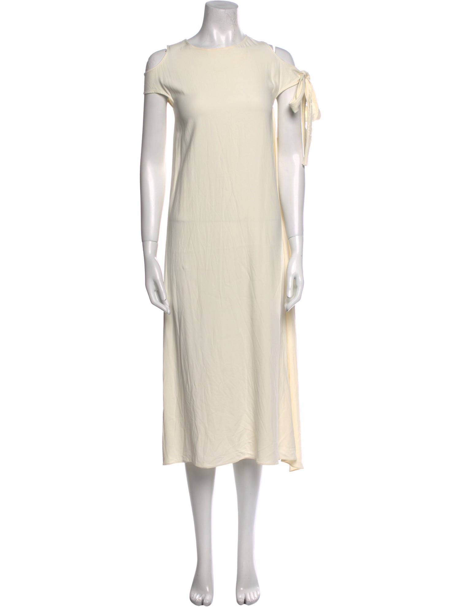 Helmut Lang Crew Neck Long Dress