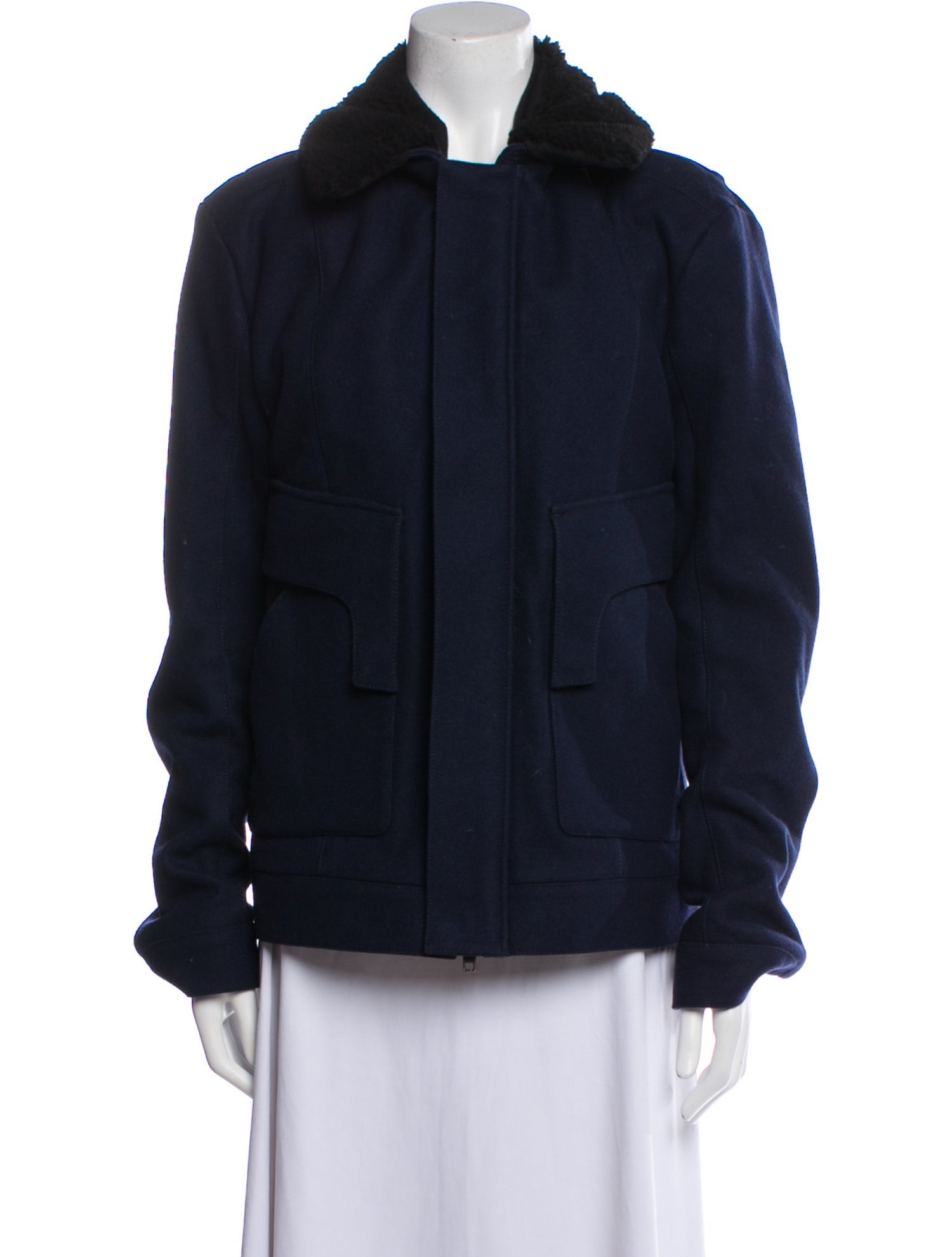 Helmut Lang Wool Bomber Jacket