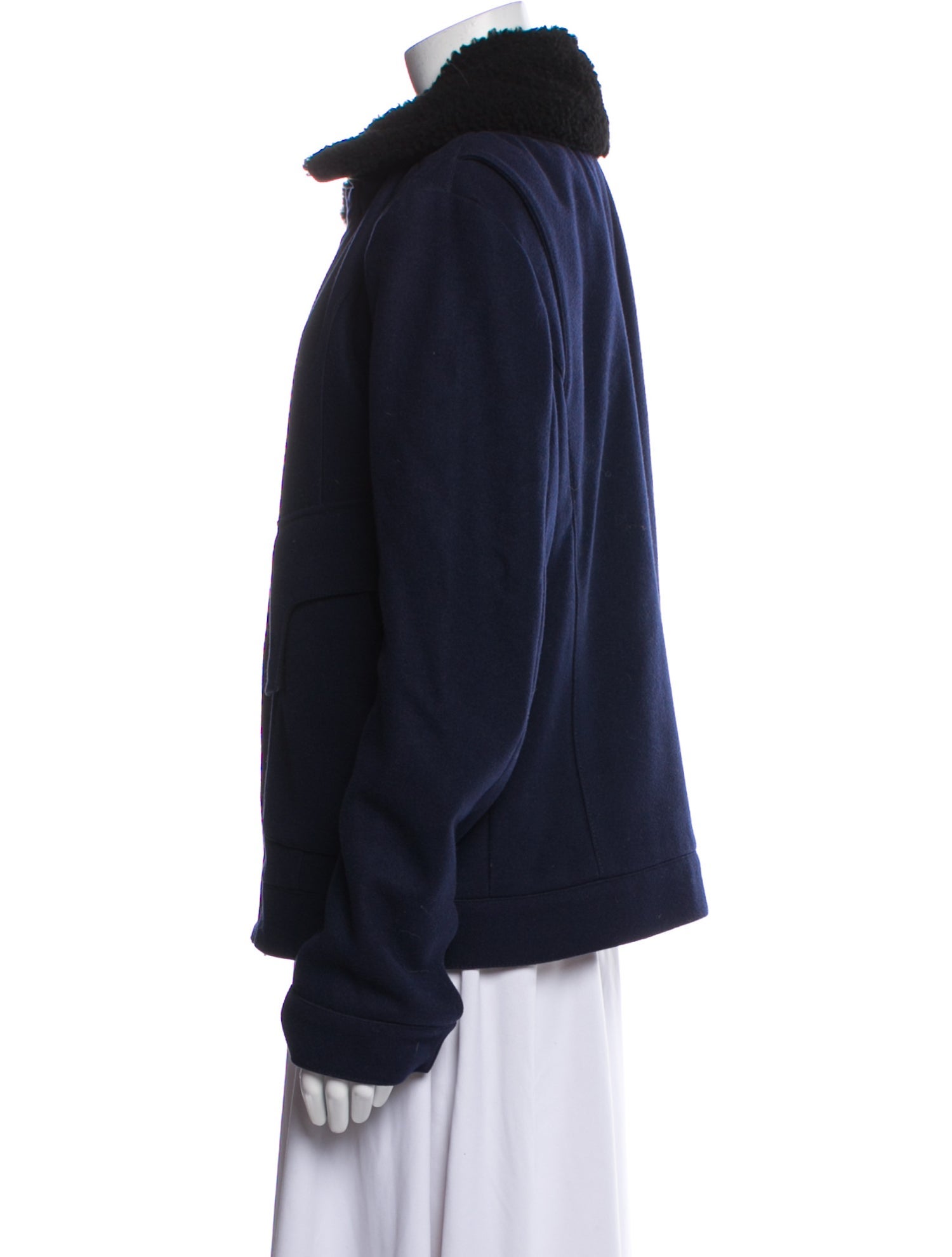 Helmut Lang Wool Bomber Jacket