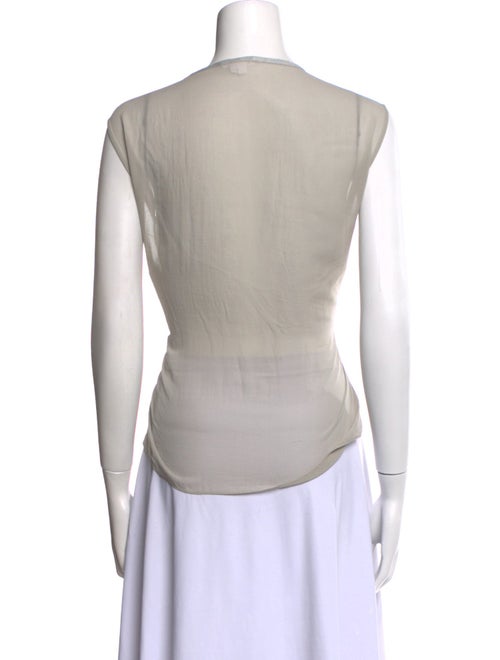 Helmut Lang Scoop Neck Sleeveless Top