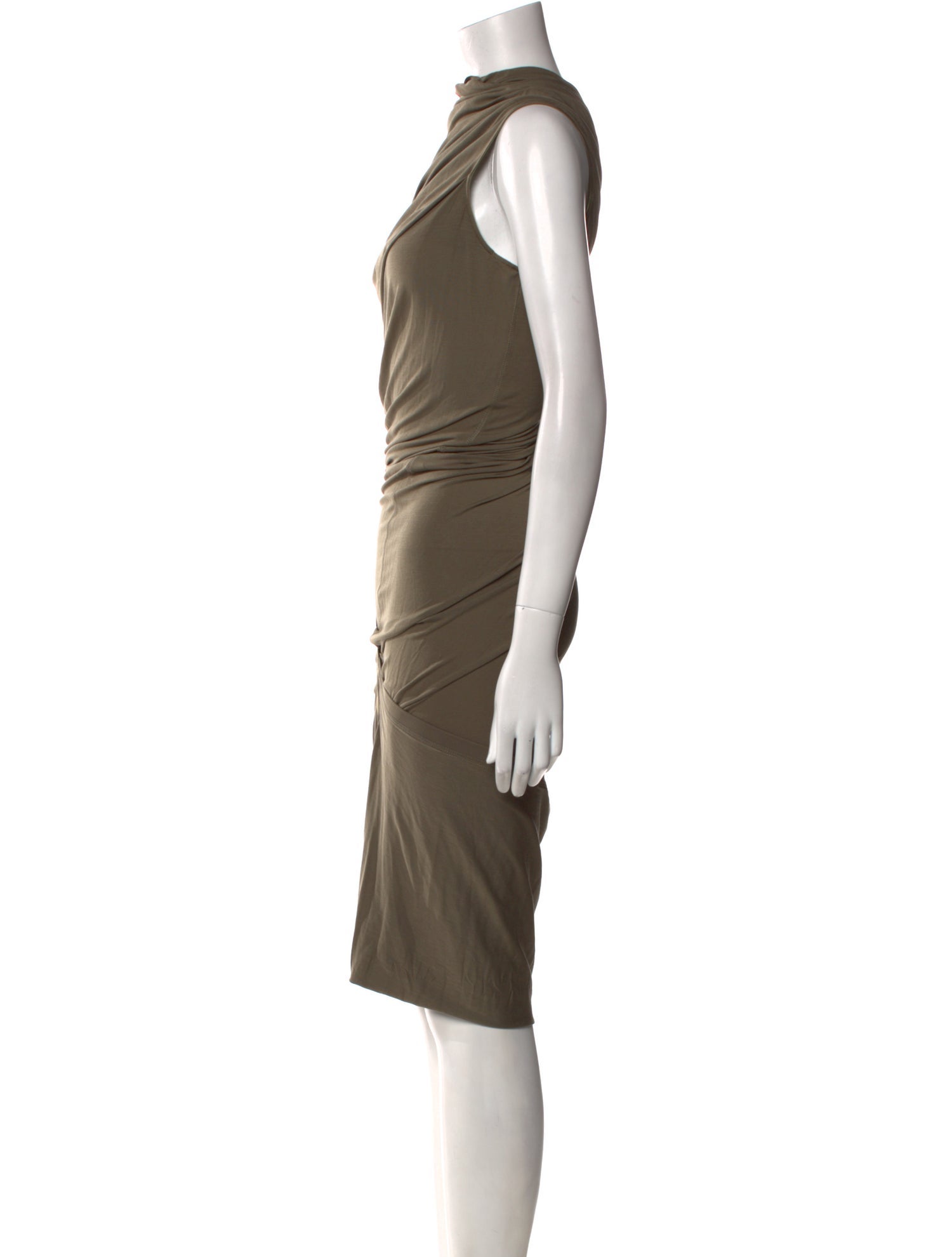Helmut Lang Cowl Neck Long Dress