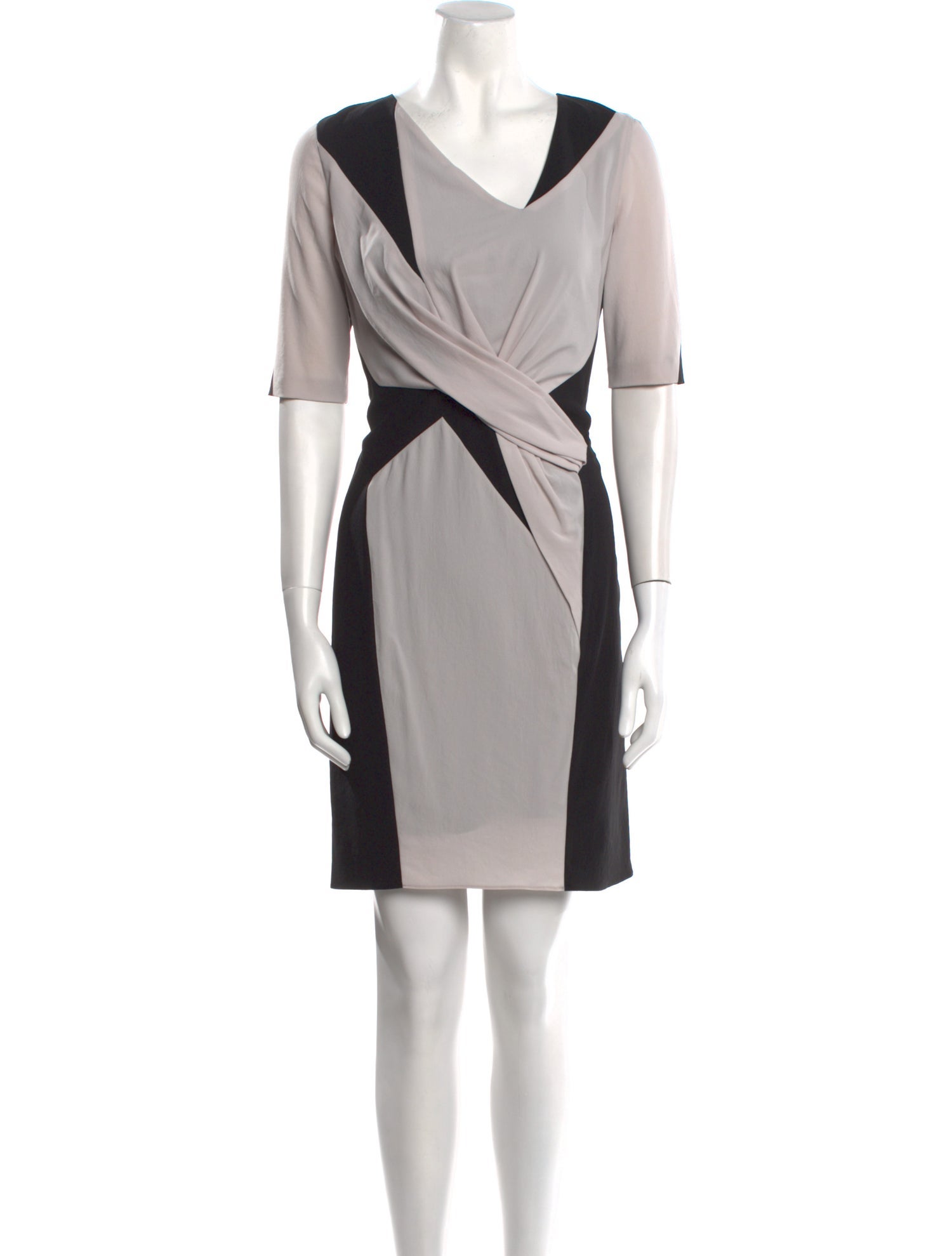 Helmut Lang V-Neck Mini Dress