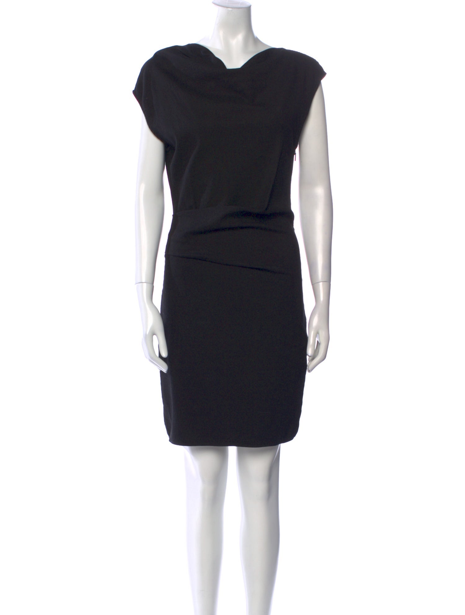 Helmut Lang Cowl Neck Mini Dress