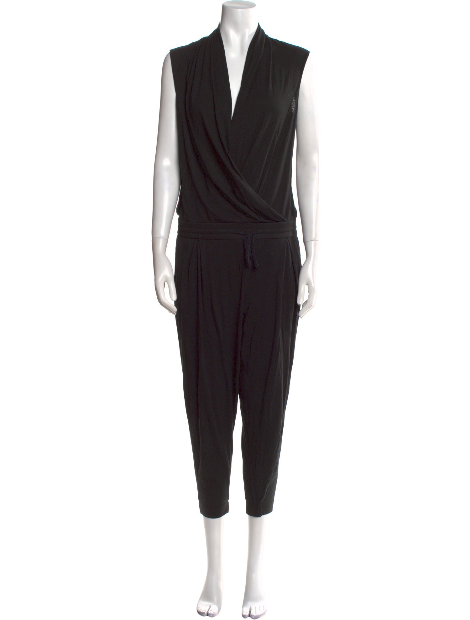 Helmut Lang Supima Cotton V-Neck Jumpsuit