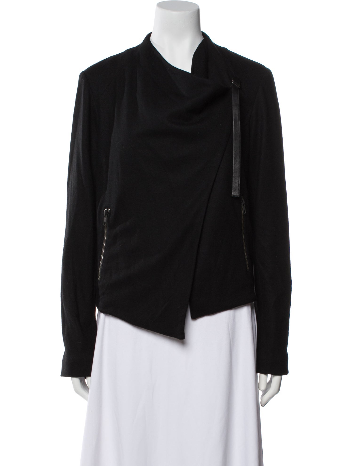 Helmut Lang Wool Biker Jacket