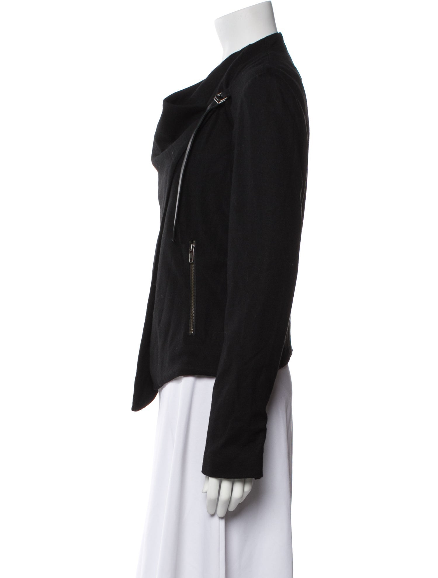 Helmut Lang Wool Biker Jacket