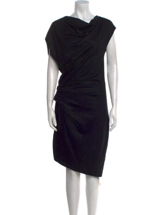 Helmut Lang Wool Midi Length Dress