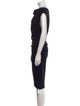 Helmut Lang Wool Midi Length Dress