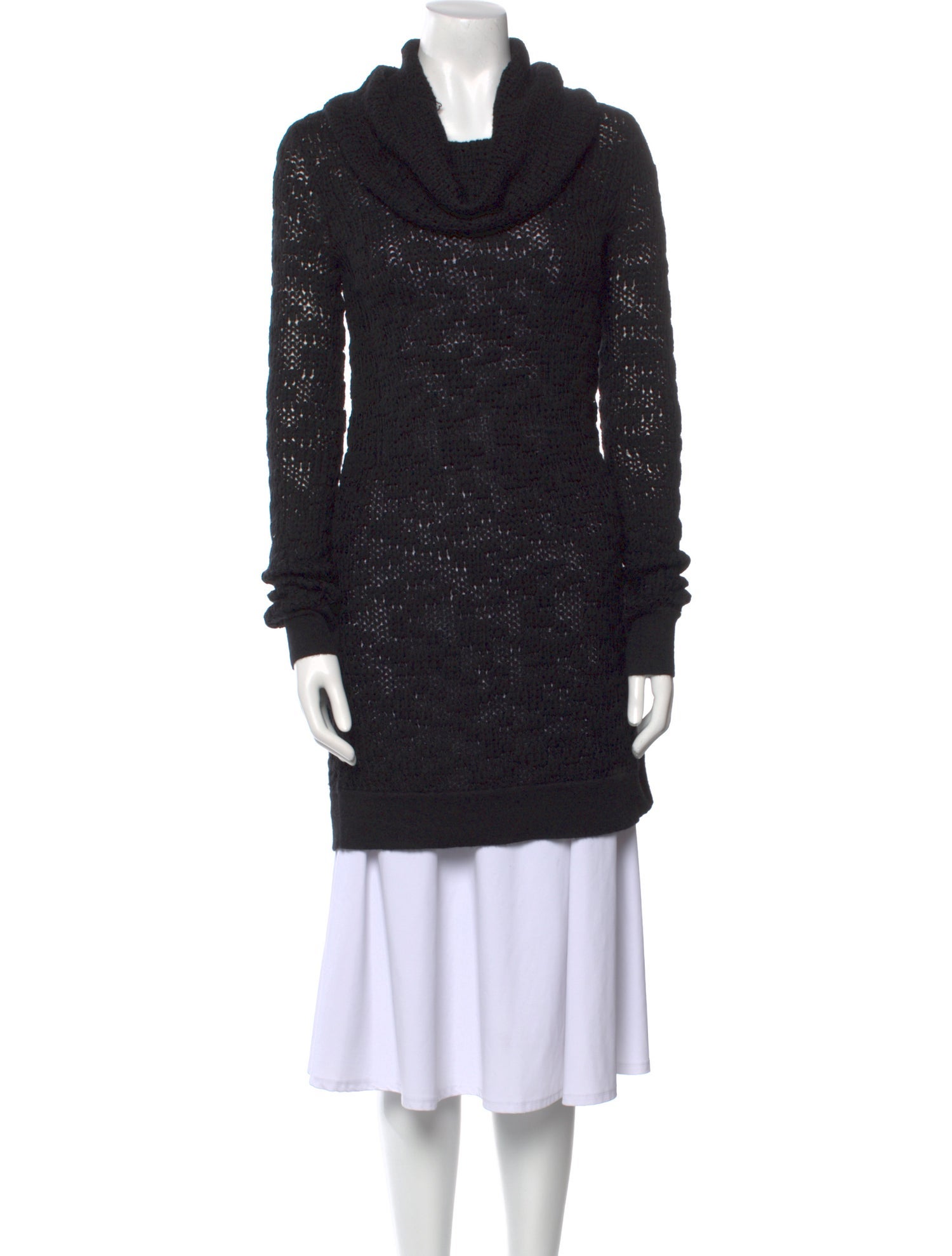 Helmut Lang Wool Cowl Neck Sweater