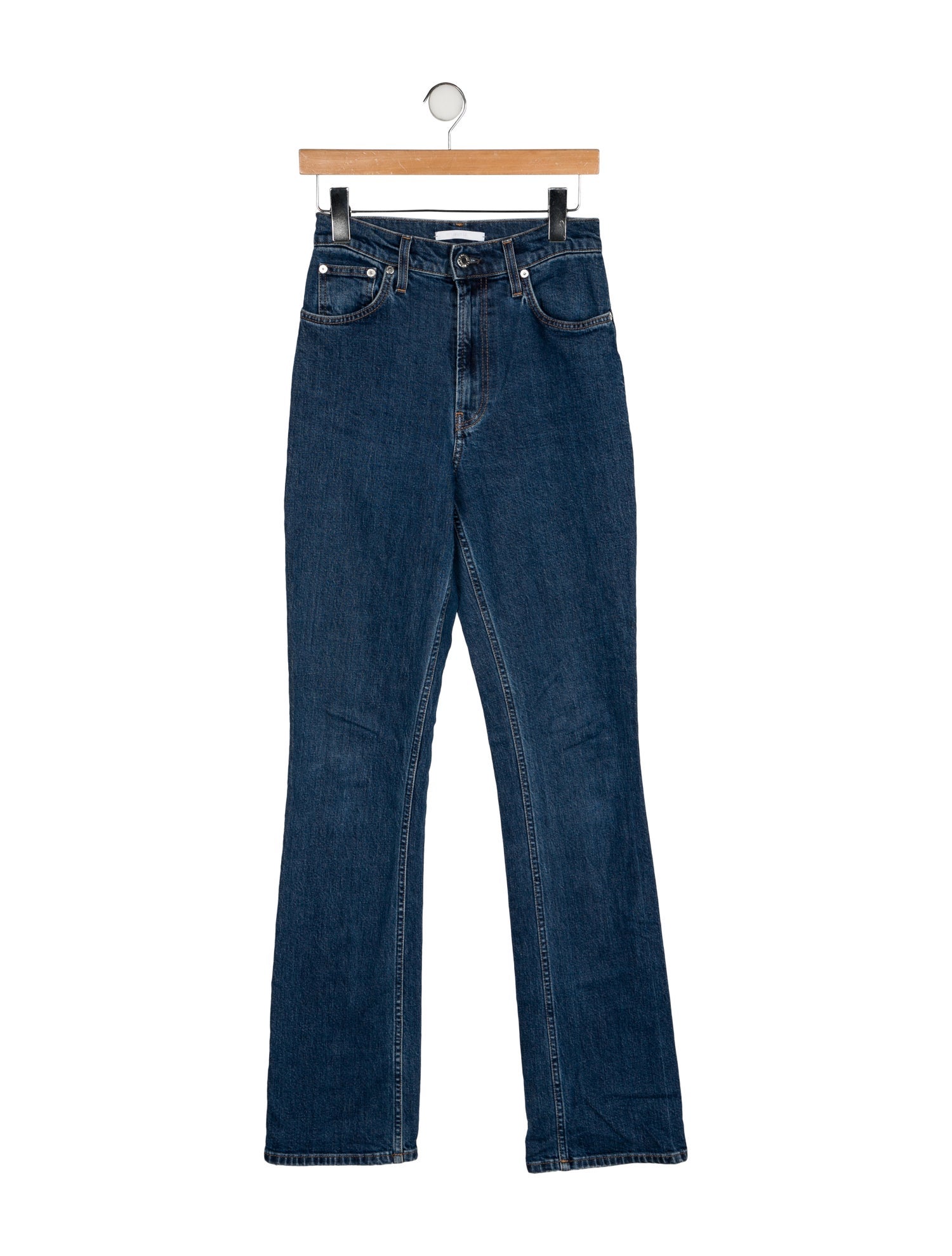 Helmut Lang High-Rise Straight Leg Jeans