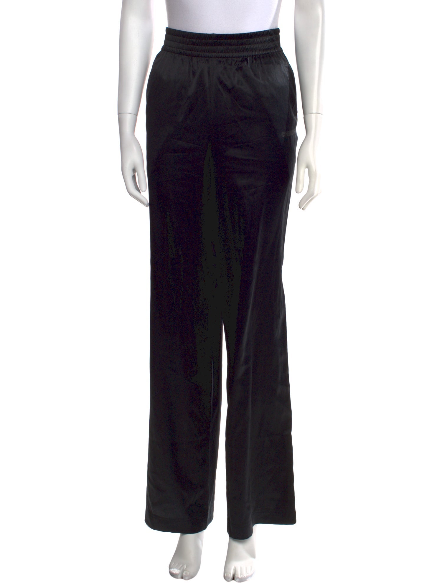 Helmut Lang Silk Wide Leg Pants