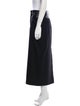 Helmut Lang Embroidered Accent Midi Length Skirt