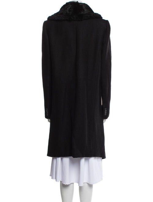 Helmut Lang Wool Fur Coat