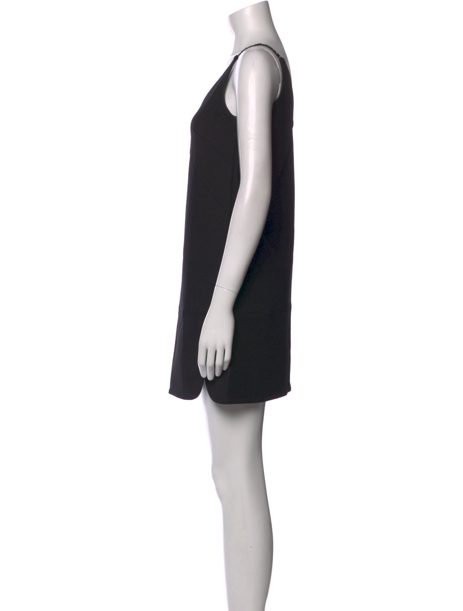 Helmut Lang V-Neck Mini Dress