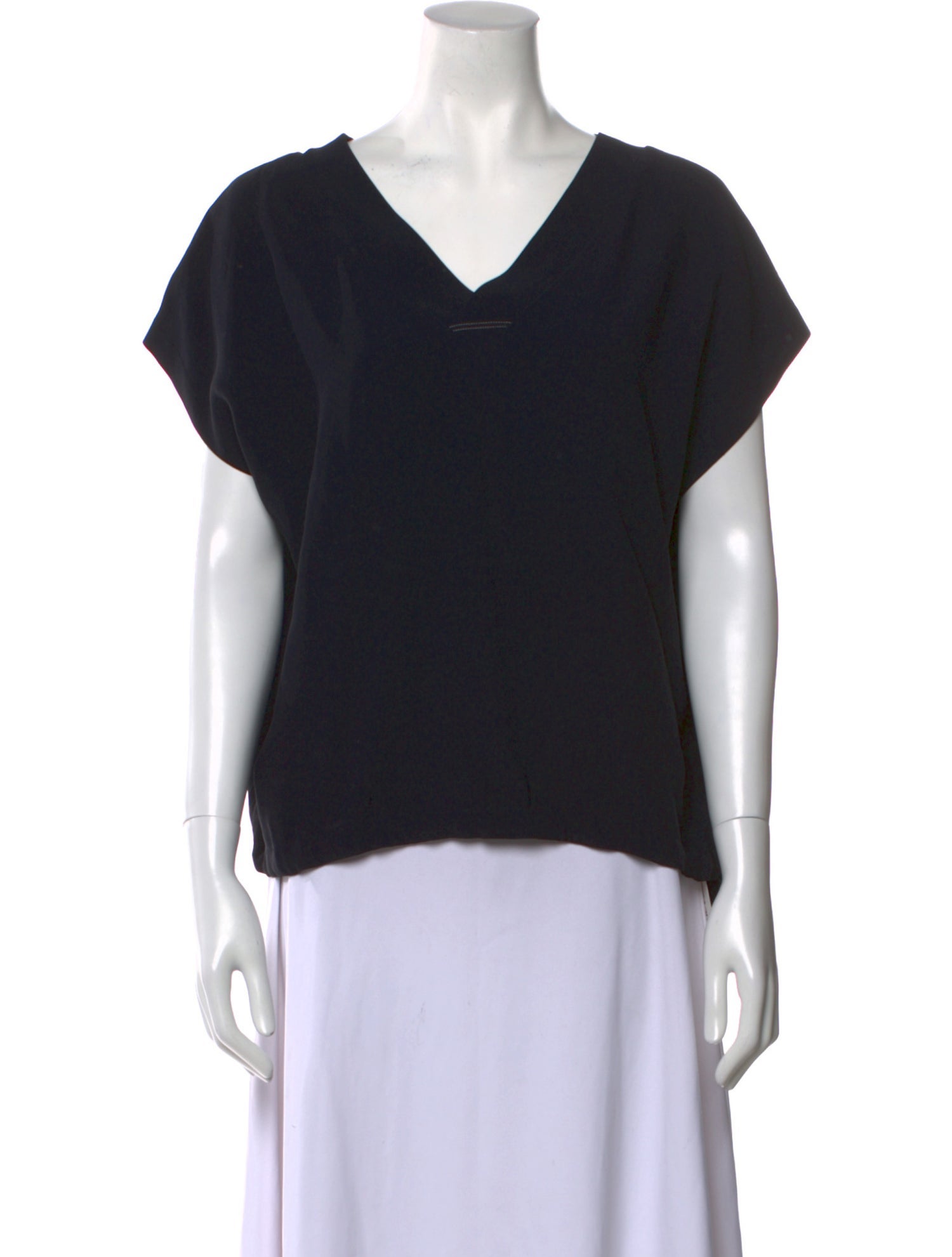 Helmut Lang V-Neck Short Sleeve T-Shirt