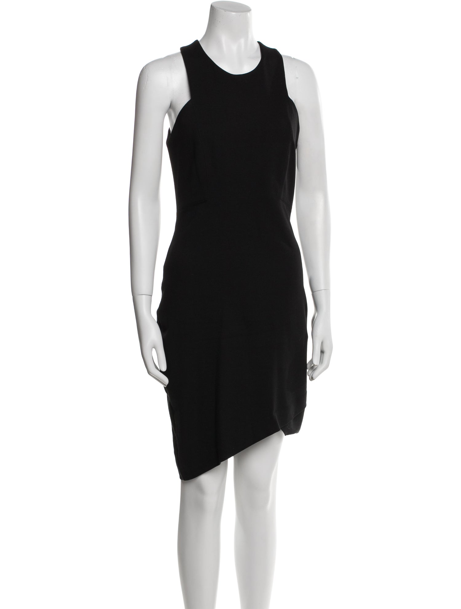 Helmut Lang Scoop Neck Knee-Length Dress