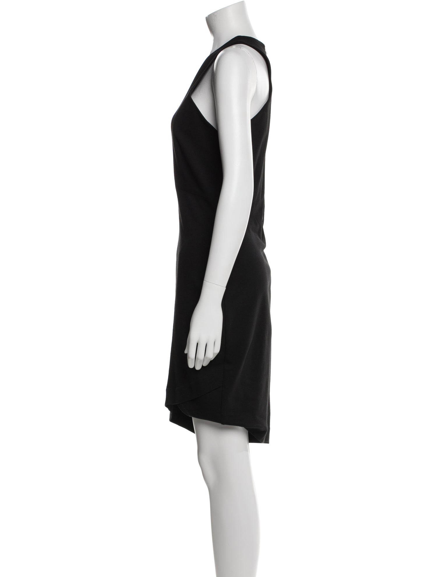 Helmut Lang Scoop Neck Knee-Length Dress