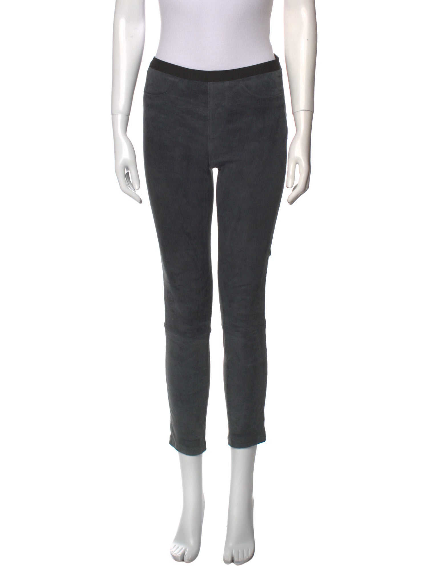 Helmut Lang Leather Skinny Leg Pants