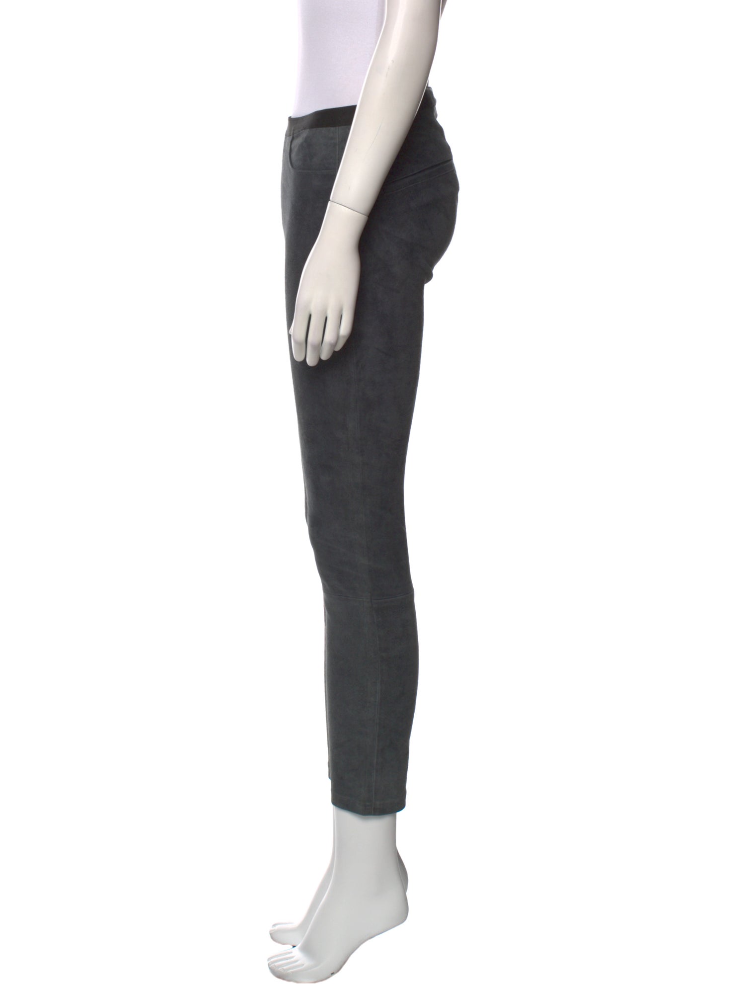 Helmut Lang Leather Skinny Leg Pants