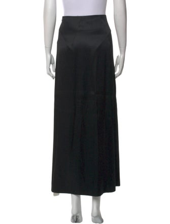 Helmut Lang Raw-Edge Trim Midi Length Skirt