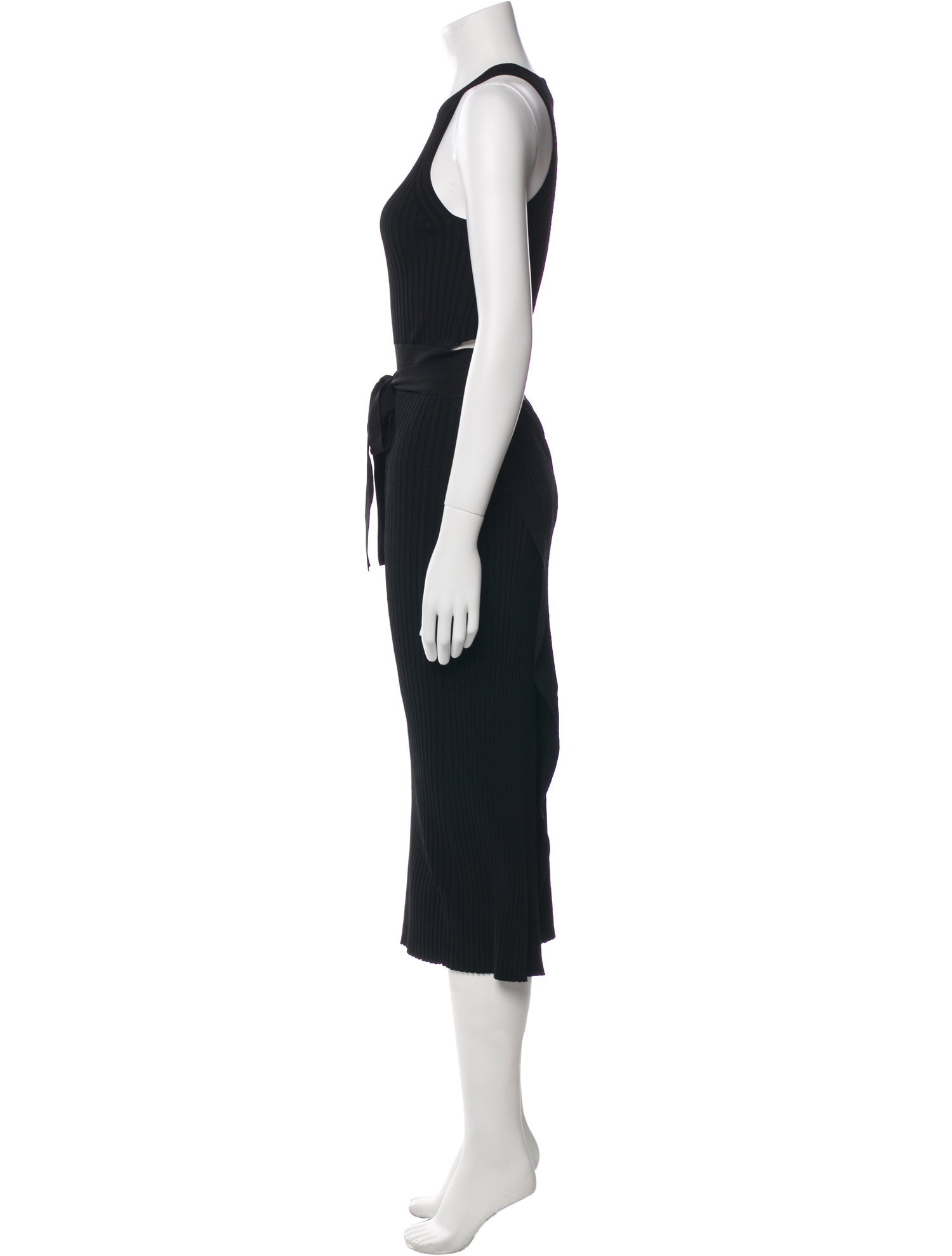 Helmut Lang Crew Neck Long Dress