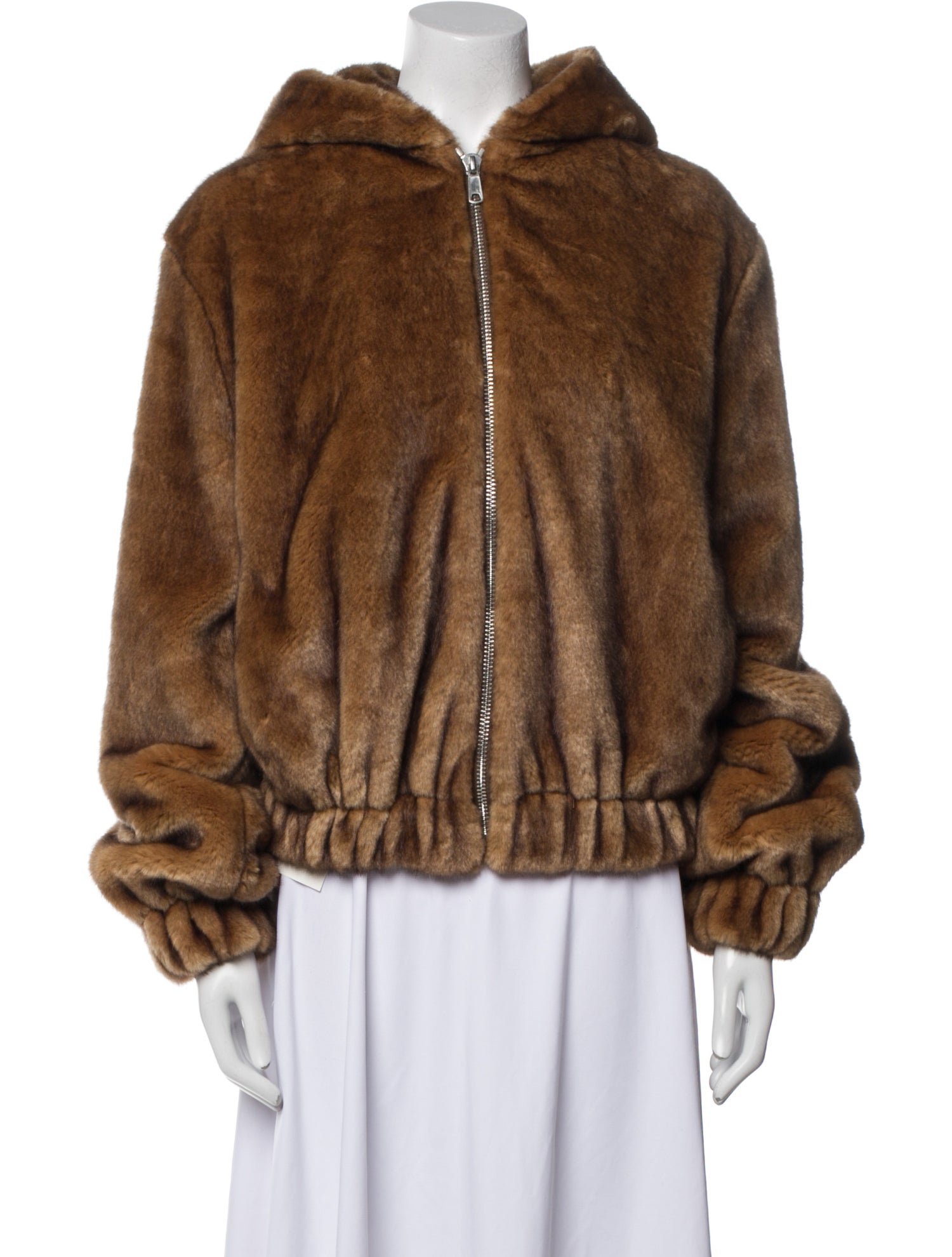 Helmut Lang Faux Fur Faux Fur Jacket