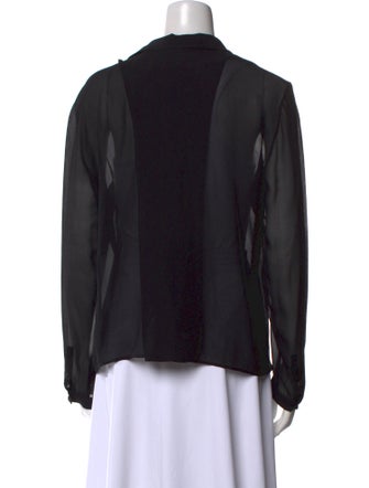 Helmut Lang Long Sleeve Button-Up Top