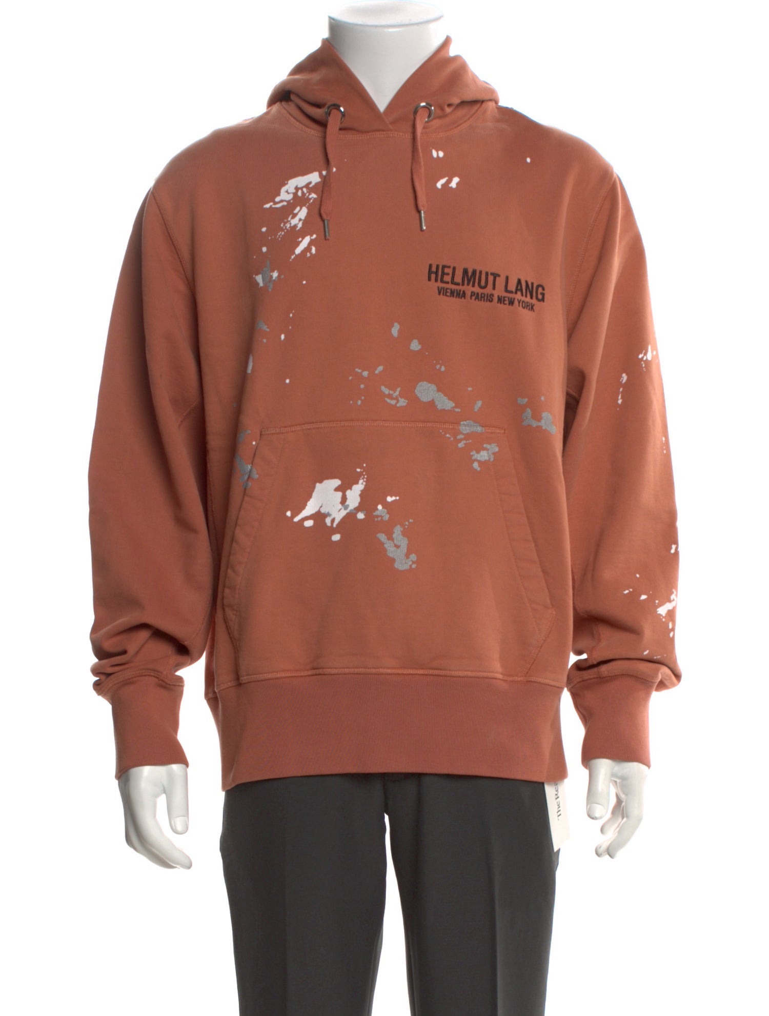 Helmut Lang Graphic Print Crew Neck Hoodie