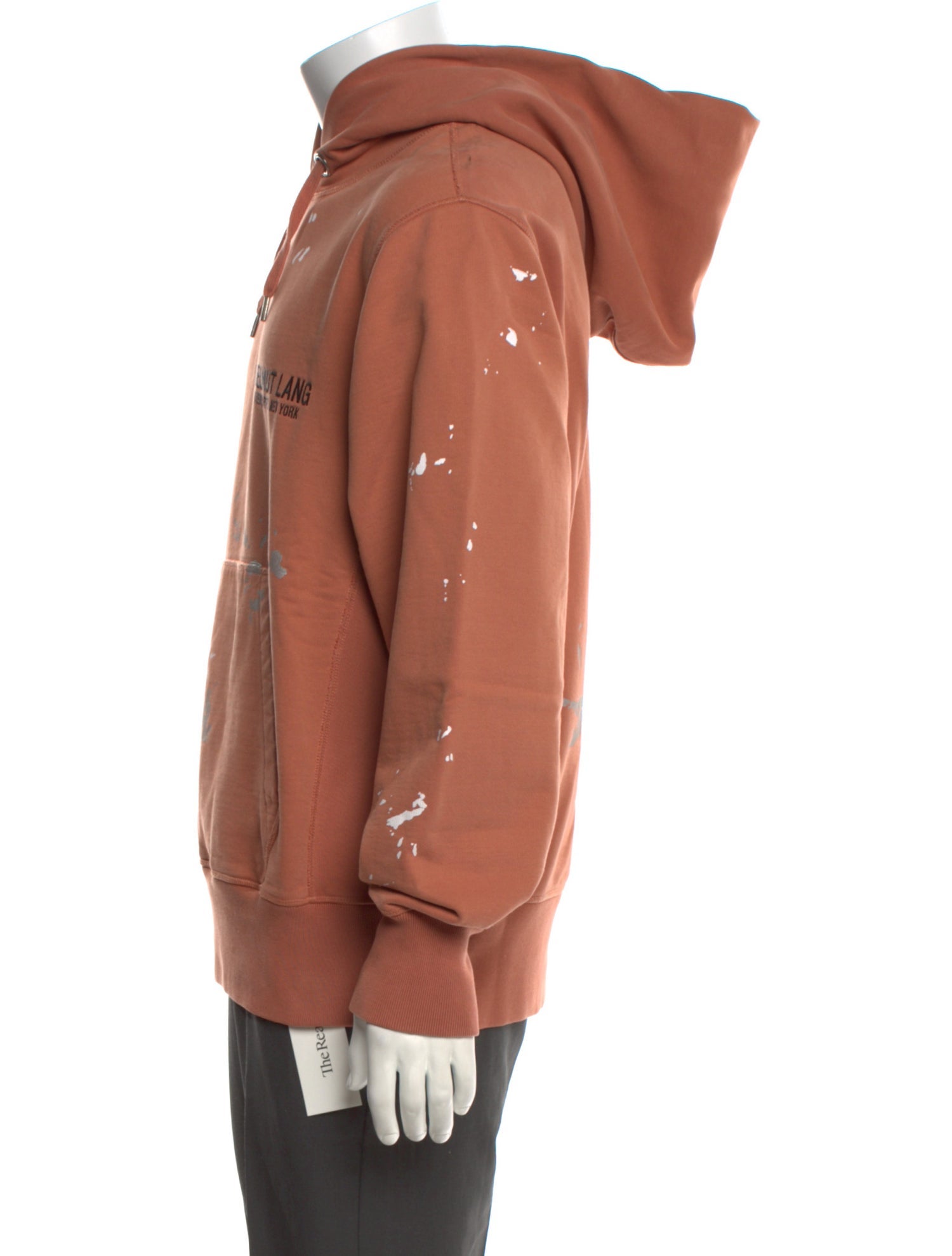 Helmut Lang Graphic Print Crew Neck Hoodie