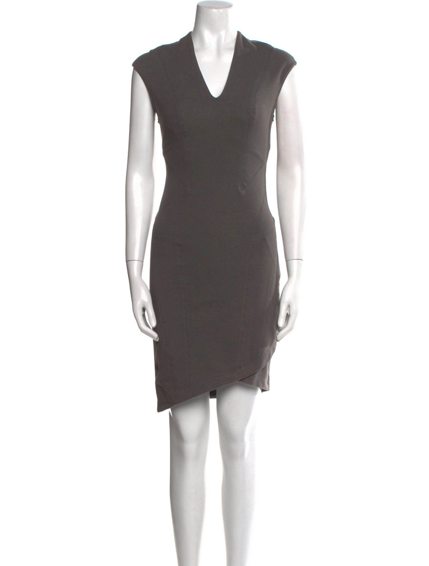 Helmut Lang V-Neck Mini Dress