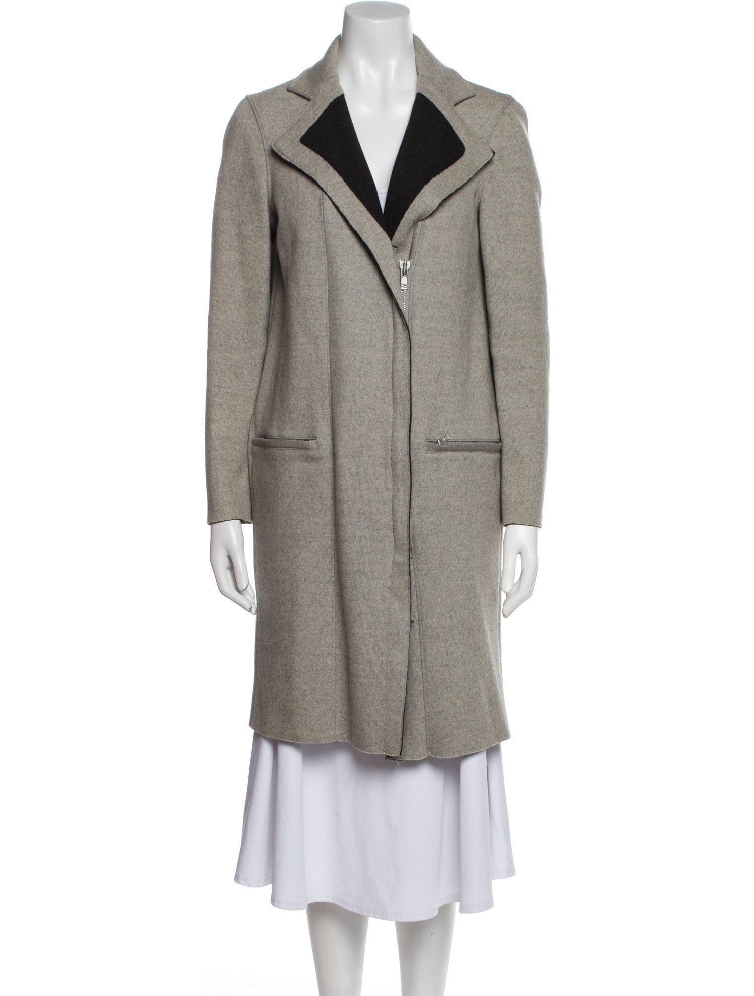 Helmut Lang Wool Trench Coat