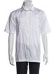 Helmut Lang Short Sleeve Tuxedo Shirt