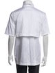 Helmut Lang Short Sleeve Tuxedo Shirt