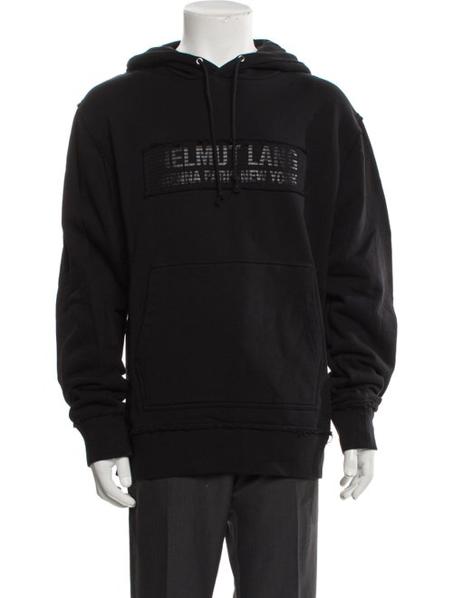 Helmut Lang Graphic Print Crew Neck Hoodie