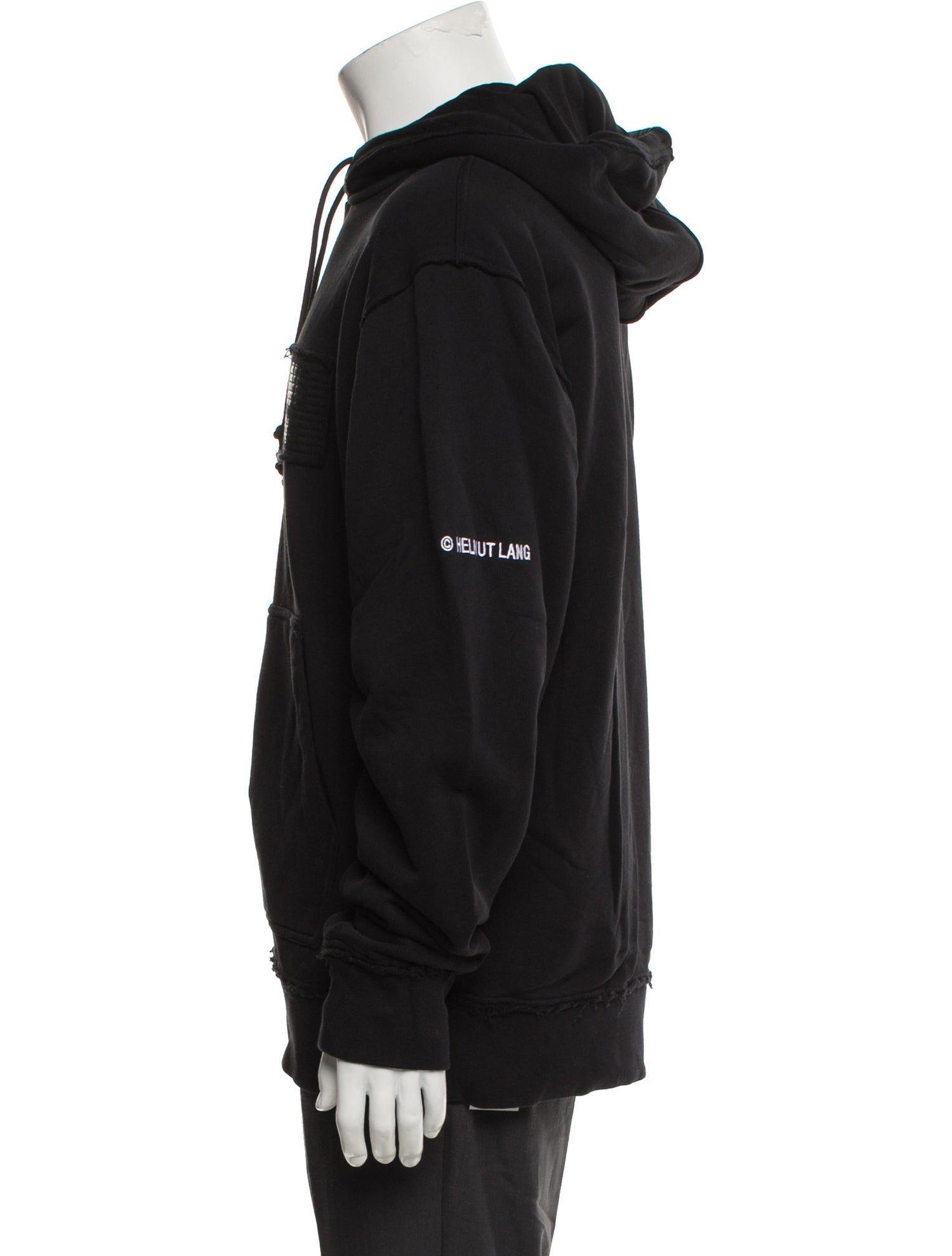 Helmut Lang Graphic Print Crew Neck Hoodie