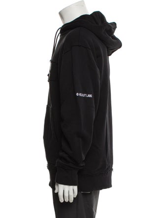 Helmut Lang Graphic Print Crew Neck Hoodie